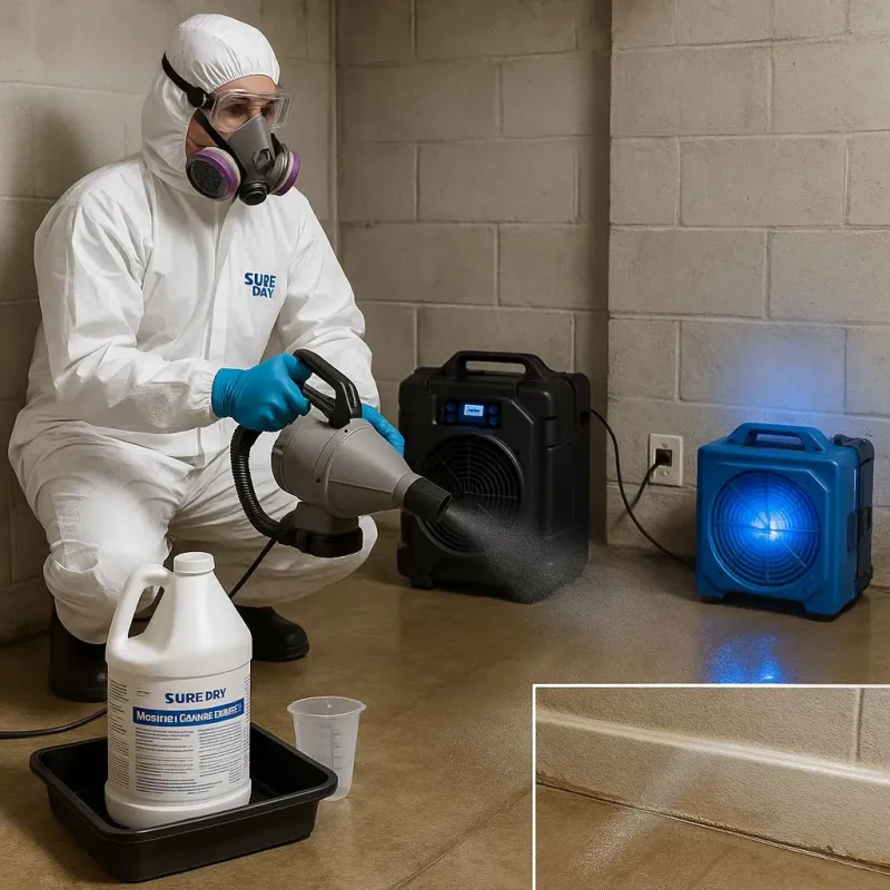 Sanitization and Odor Removal process in Midway, FL